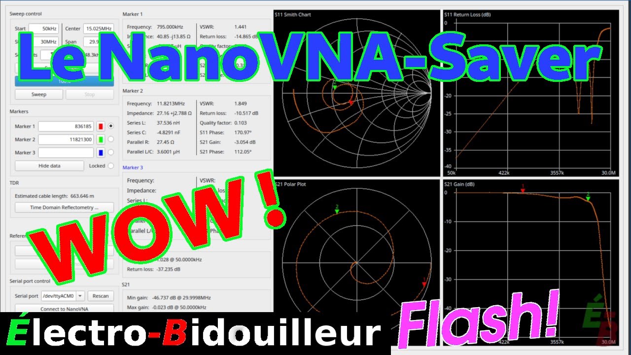 EB_#339 Flash - Le logiciel NanoVNA-Saver, compagnon du NanoVNA