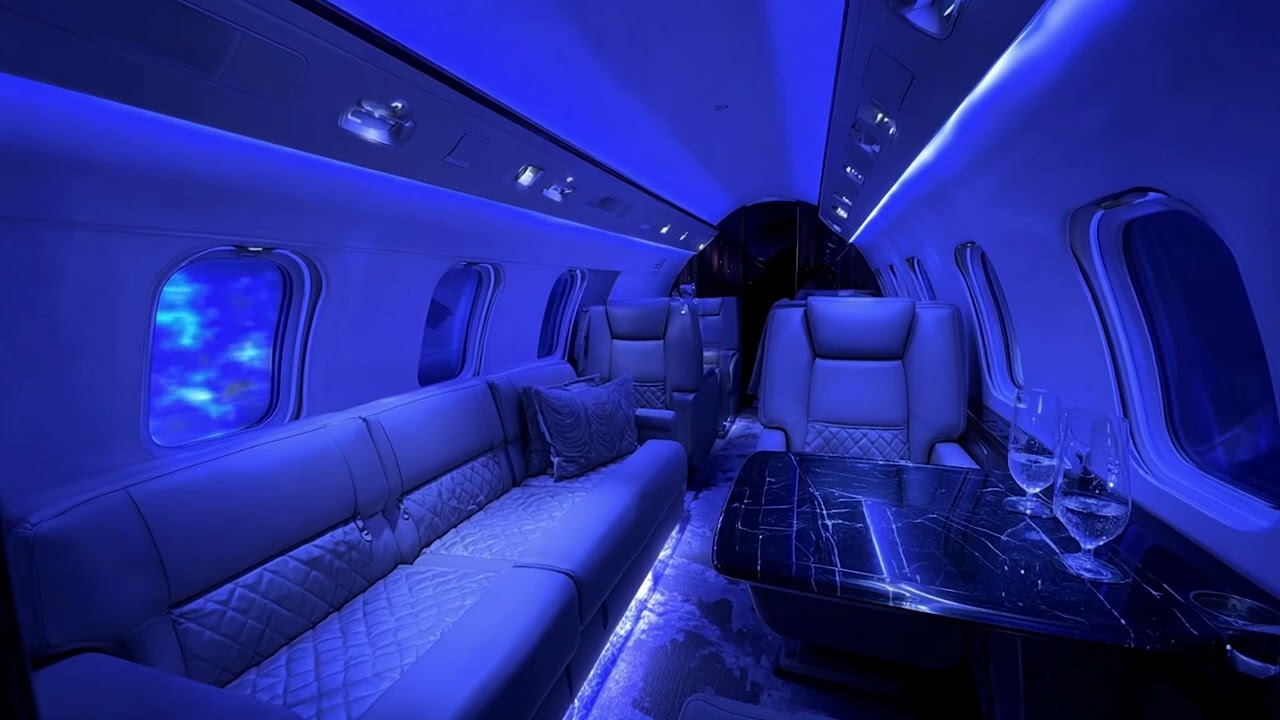 Airplane Cabin White Noise Jet Sounds | Great for Sleeping, Studying, Reading & Homework |