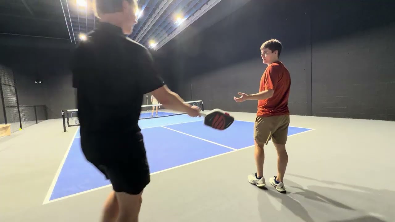 4.5 Men's Doubles Pickleball. Patience, Pressure and Trying to Win! Dan/Justin vs Alain/Ryan 1