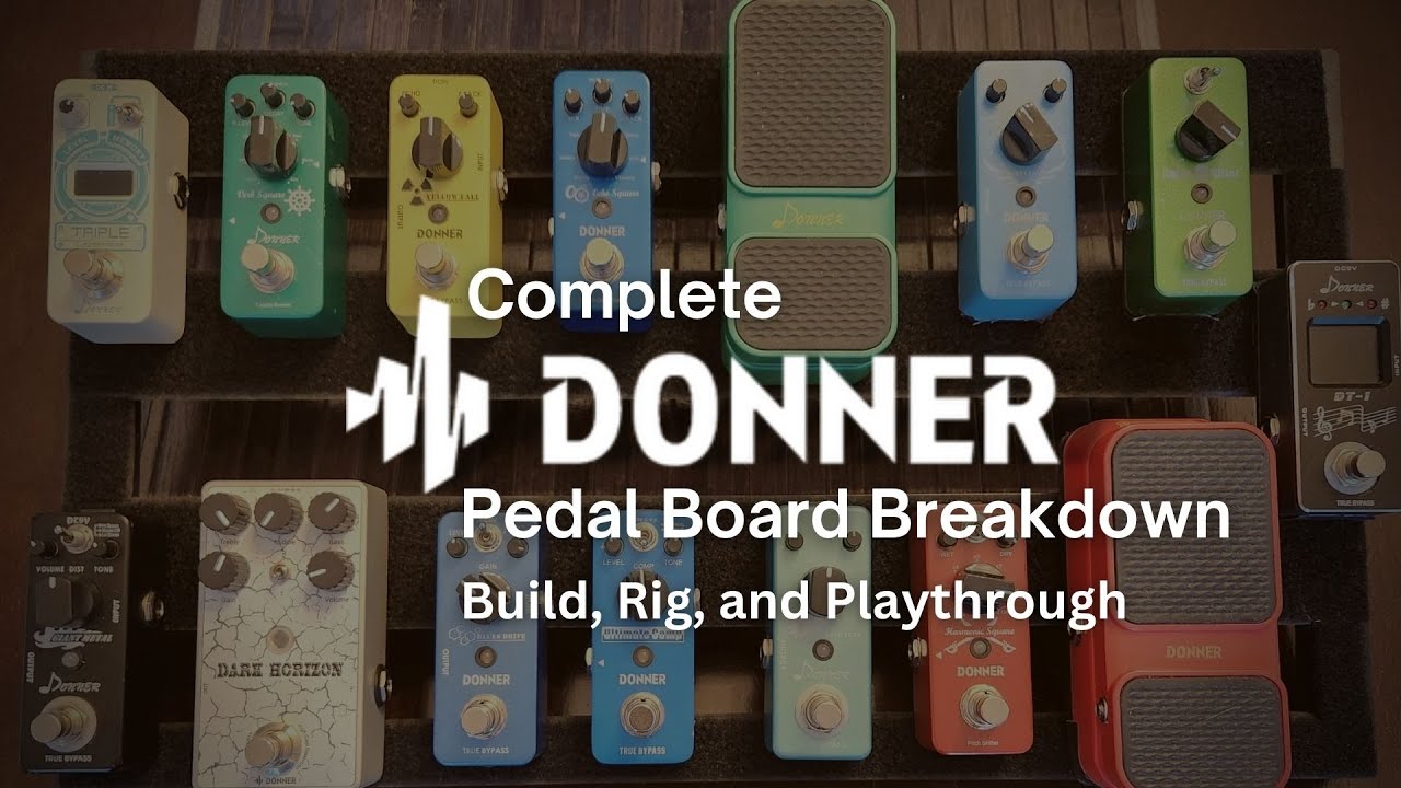 ПОЛНЫЙ разбор педалборда Donner, сборка, настройка и прохождение игры