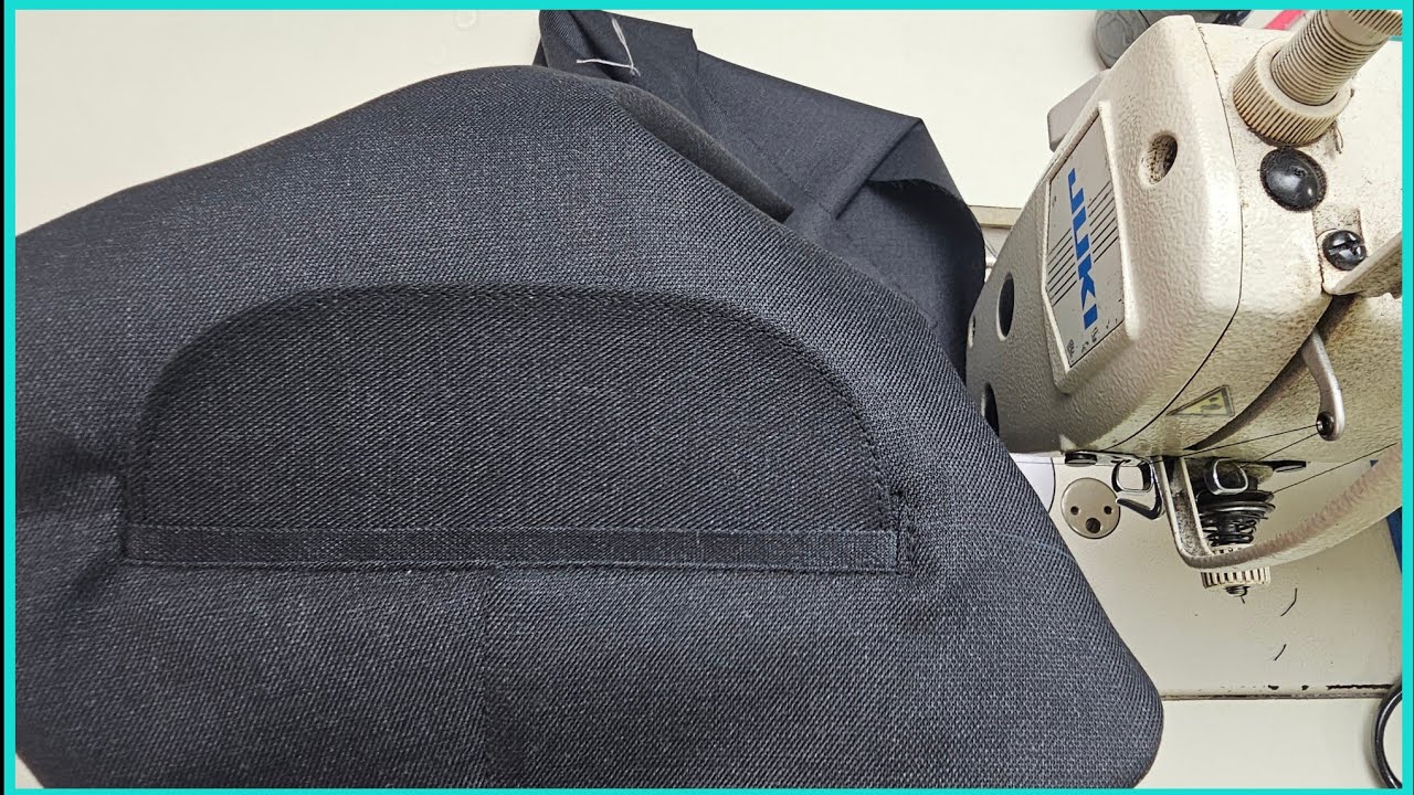 Pant Back Pocket Dual Bone Flap Stitching