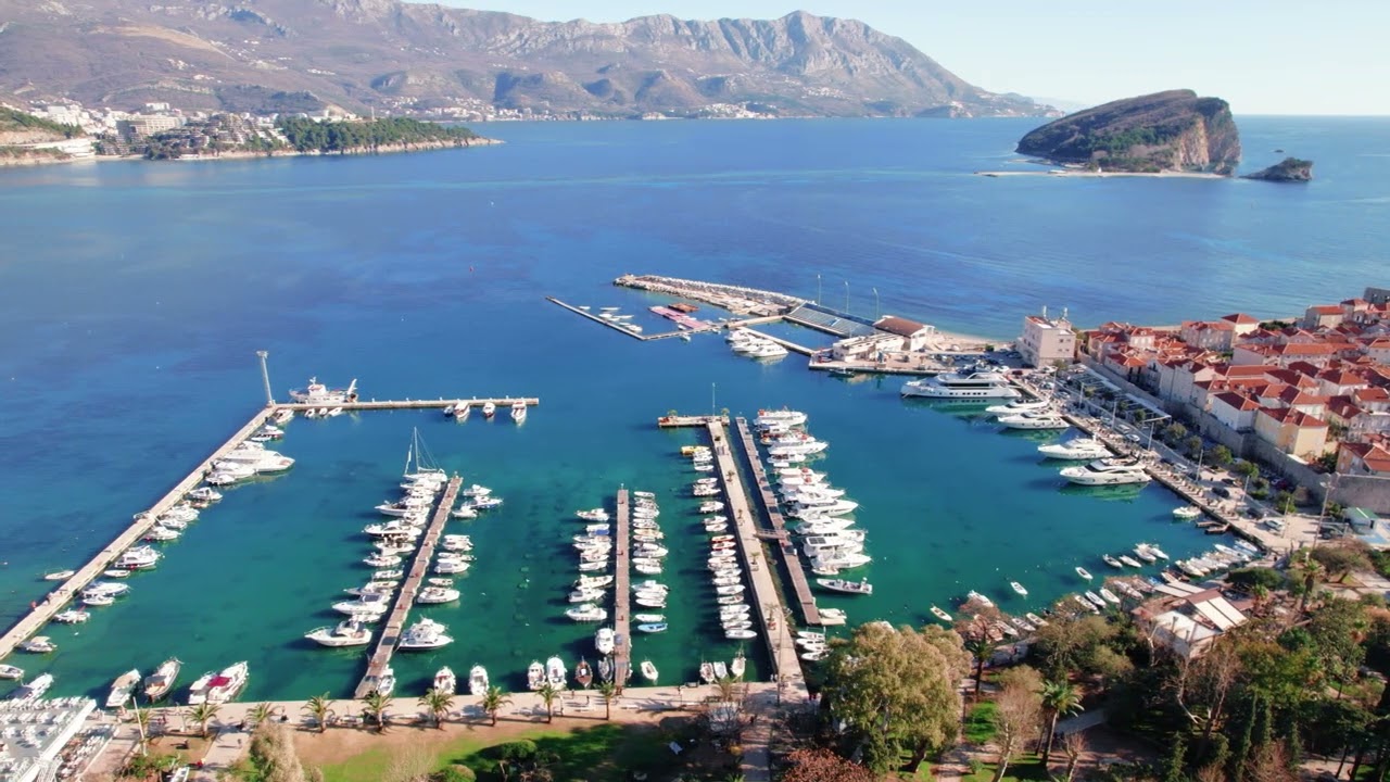 Porto Budva Drone Video 2024