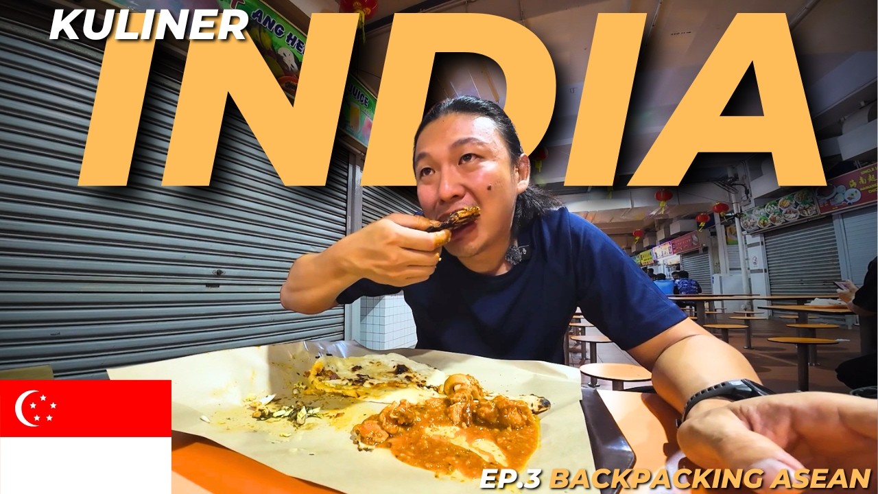 Ep.3 Pertama Kali Makan ROTI INDIA di SINGAPORE ! | Backpacking ASEAN