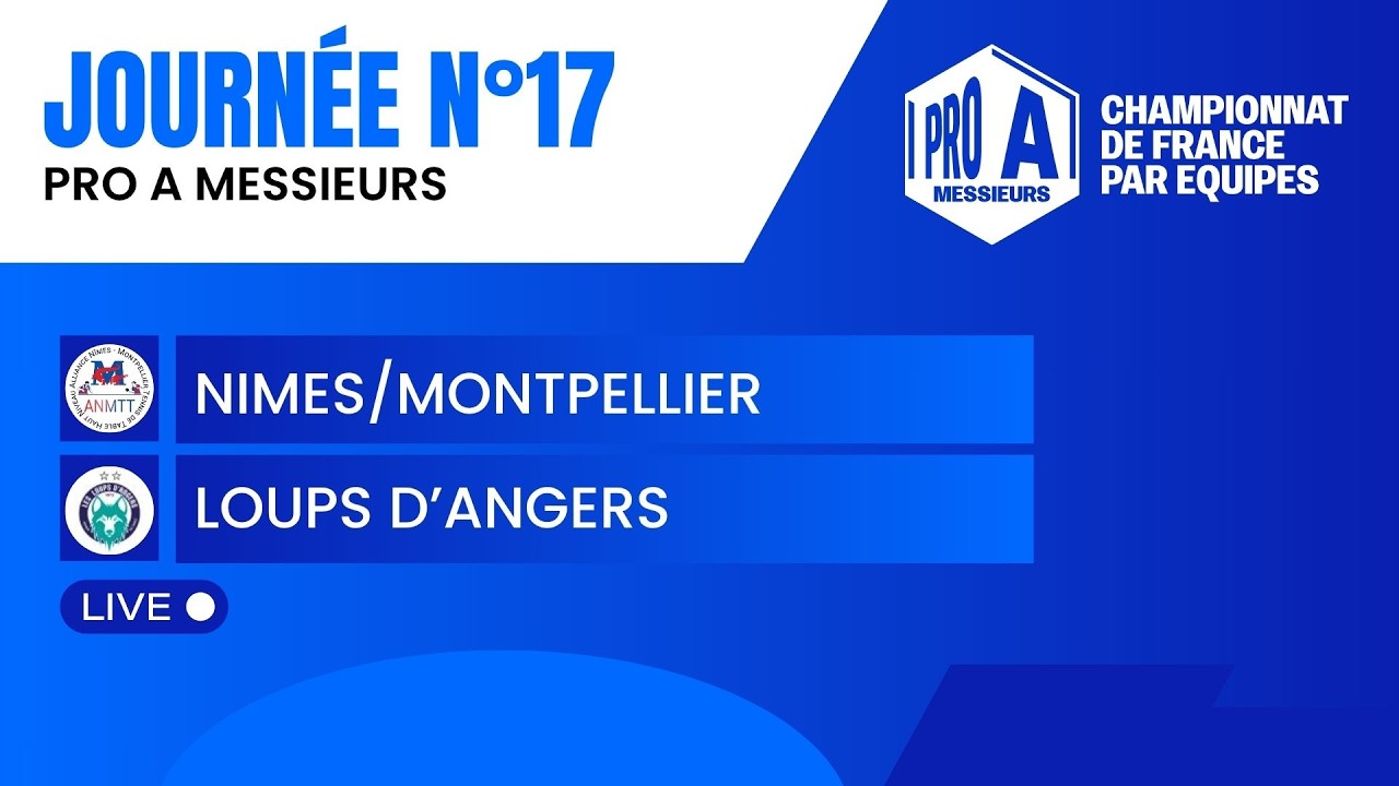 PRO A MESSIEURS | J17 | NIMES/MONPELLIER vs LOUPS D'ANGERS