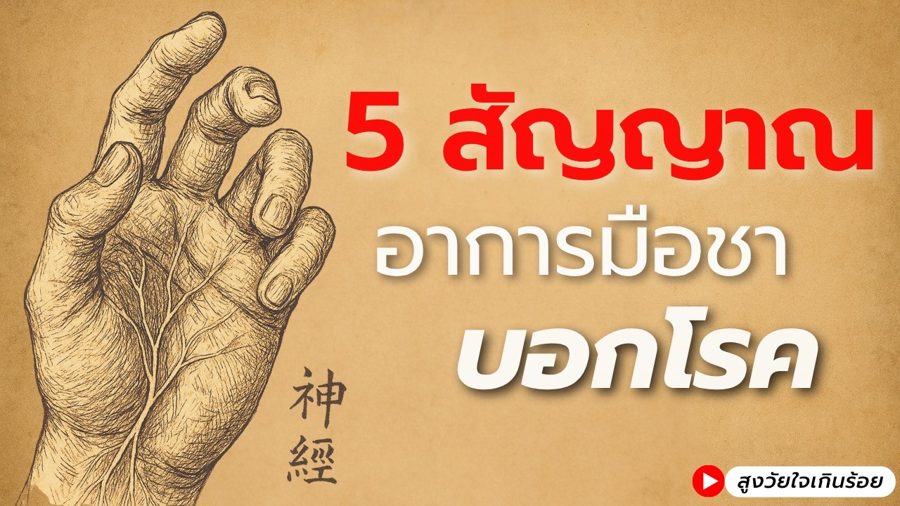 อายุ 60+ อย่าคิดว่าแค่มือชา | ค้นพบ 5 สัญญาณเส้นประสาทเสื่อม ที่อาจนำไปสู่ภาวะมืออ่อนแรงถาวร