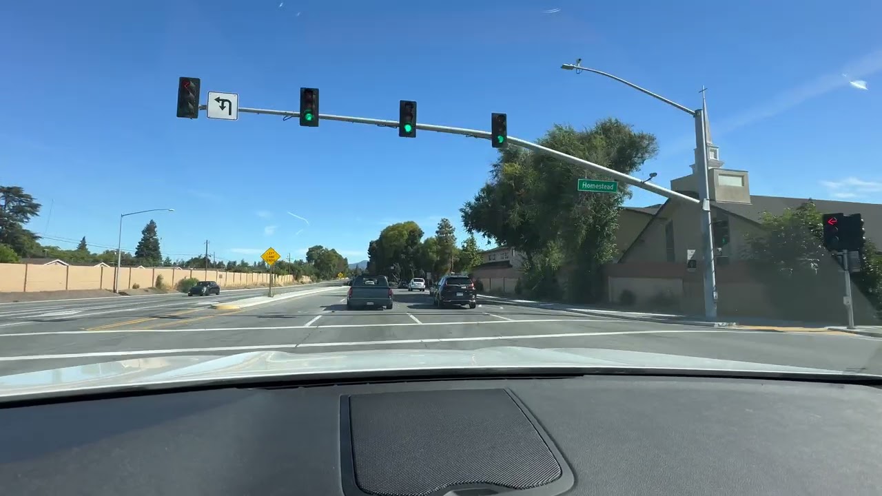 Driving from Skechers Santa Clara to Walmart San Jose | Real Time City Drive in Silicon Valley 🚗🛒
