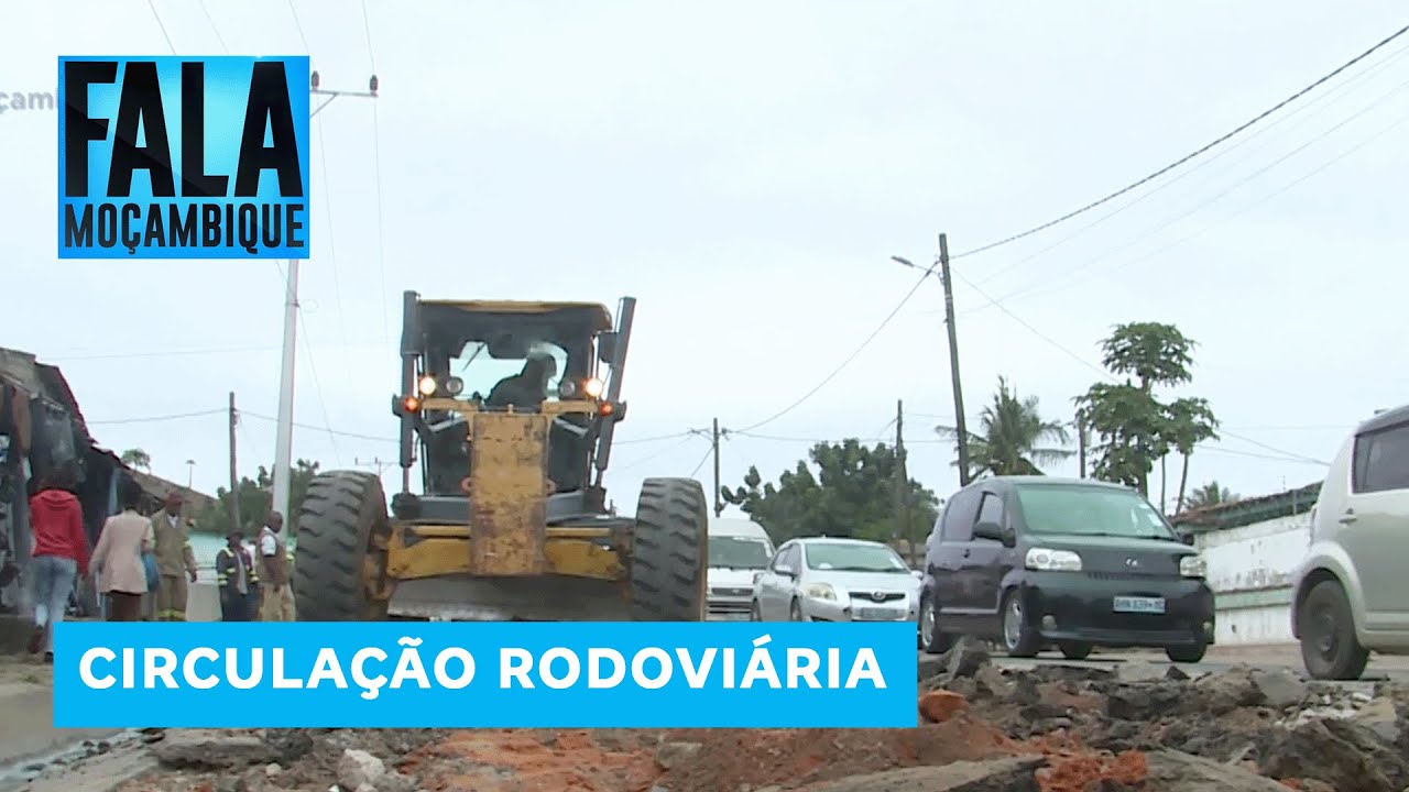 Empresa Municipal de Infraestruturas de Maputo faz manutenção da Avenida 4 de Outubro