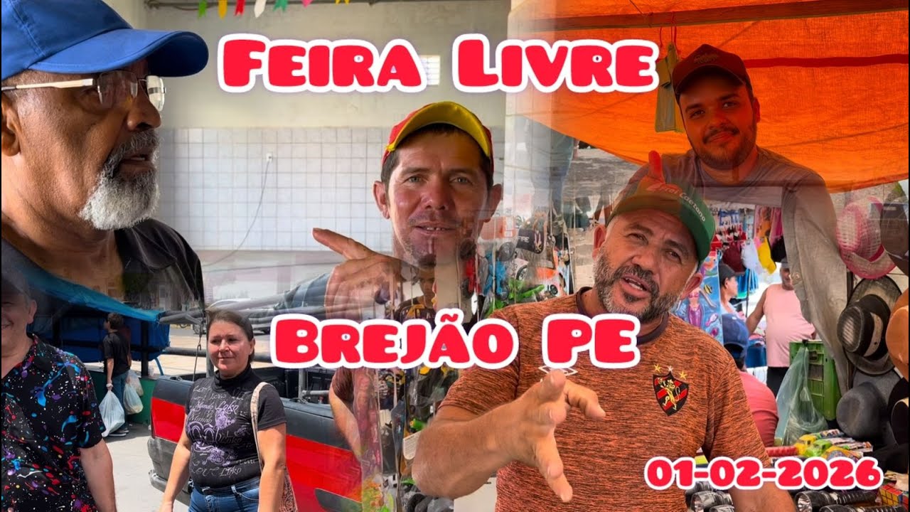 Feira Livre de Brejão PE 01/02/2026 #feira #domingo #nordeste