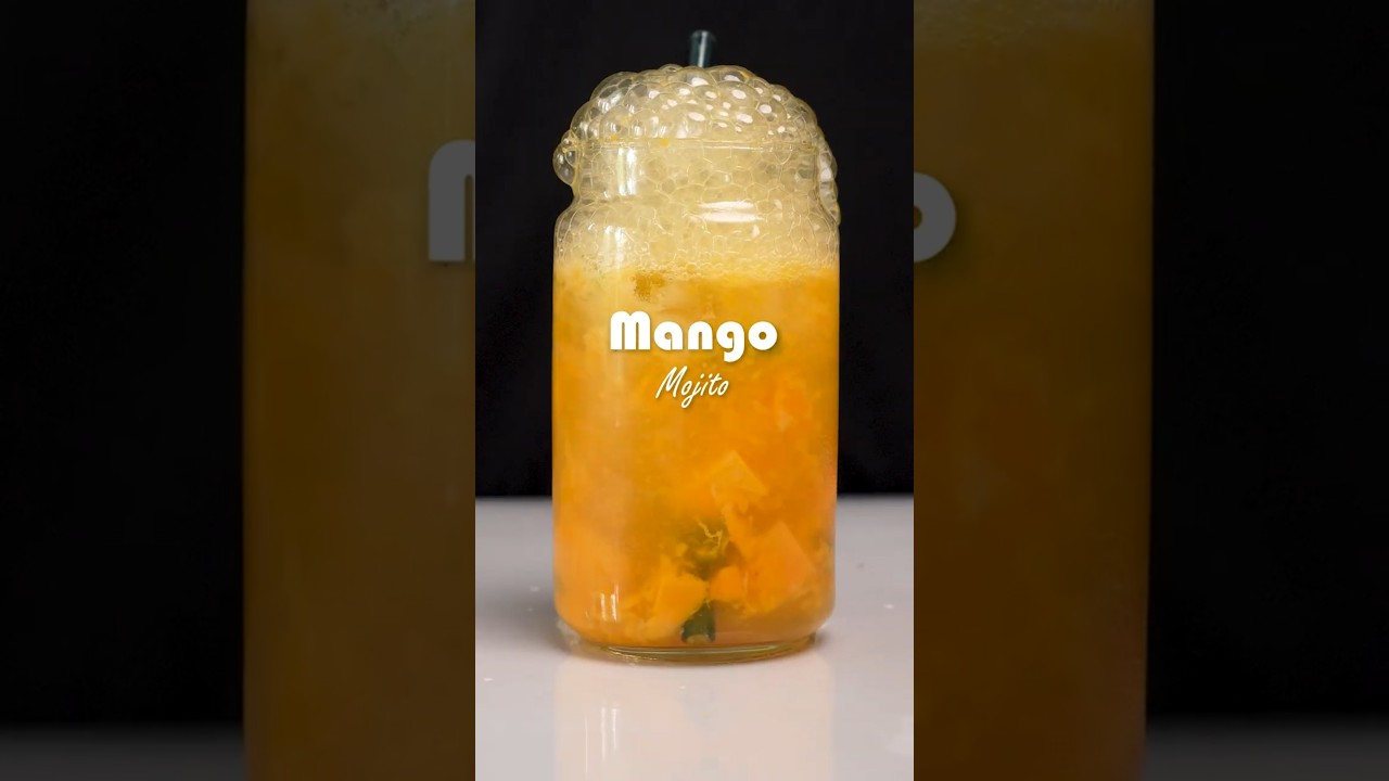 Satisfying Mango Mojito Preparation | ASMR Cooking