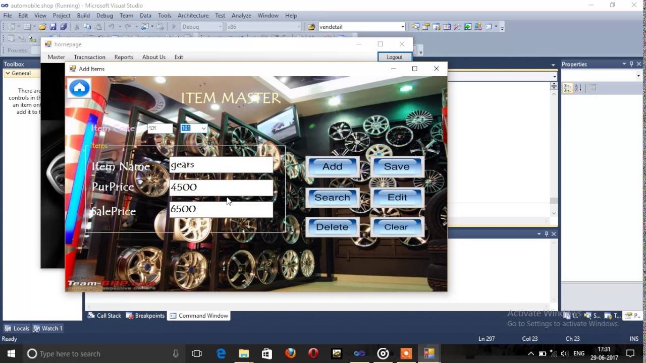 best shop  management project in vb.net