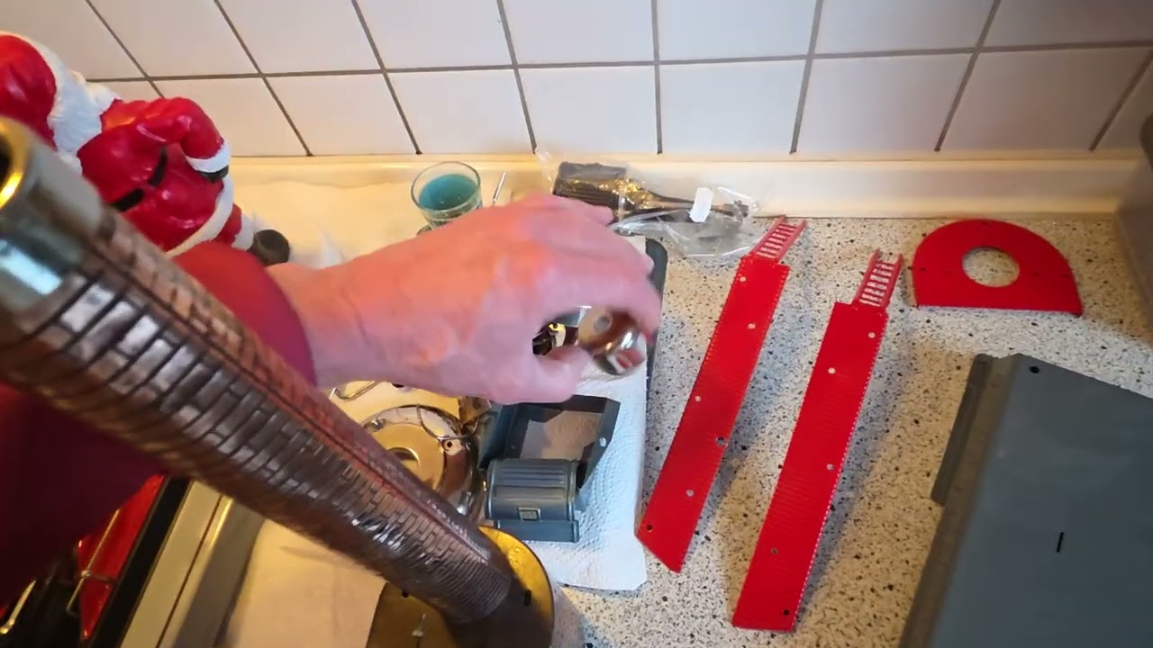 Dampfmaschine Wilesco Modell D24 Elektrisch neu aufgebaut frohe Weihnachten 