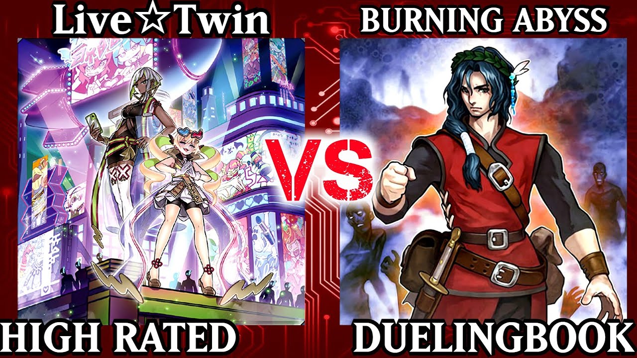 Live Twin vs Burning Abyss Eldlich | High Rated | Dueling Book