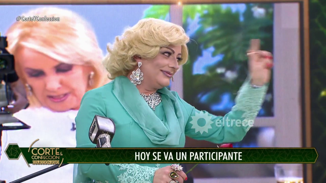 Desopilante imitación de Mirtha Legrand en Corte y confección