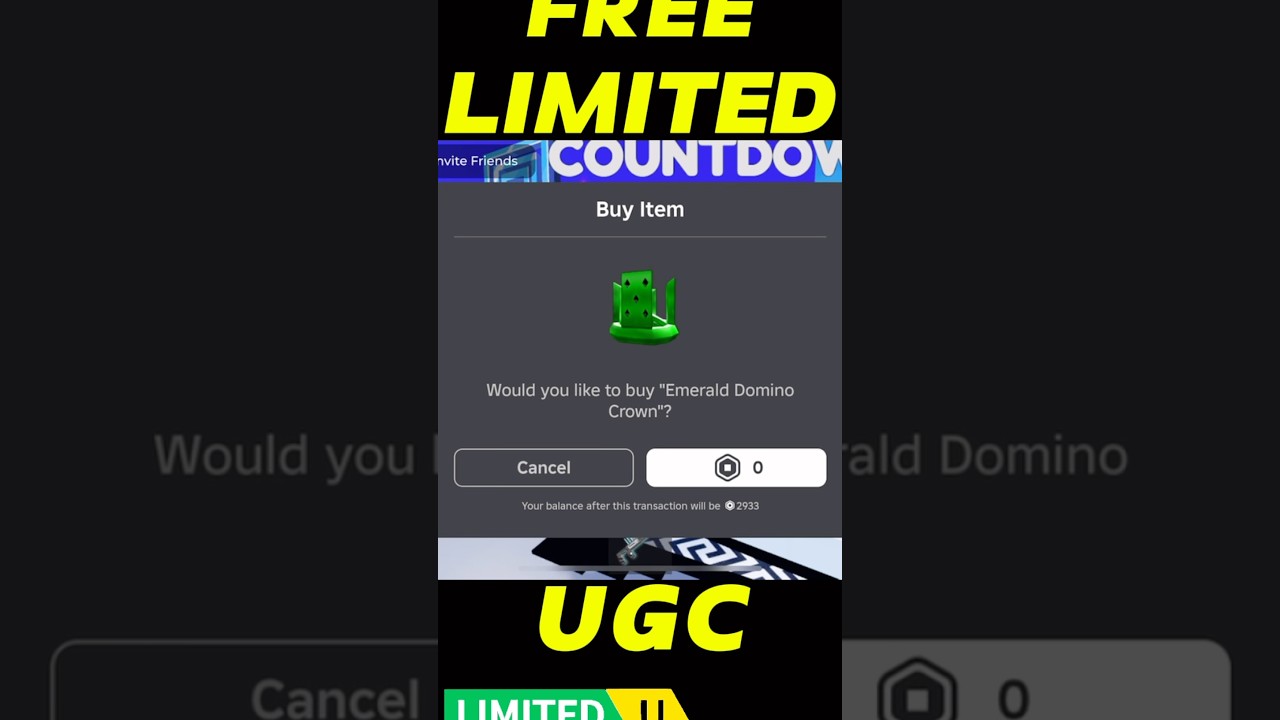 [💀 SOLD OUT ON SEP 2024] Emerald Domino Crown in Teamwork Puzzles 2 (Obby) #roblox #free #ugc