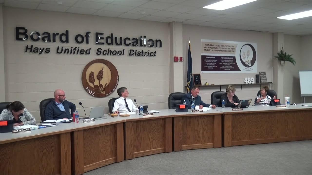 USD 489 BOE MEETING: Monday, October 24, 2022
