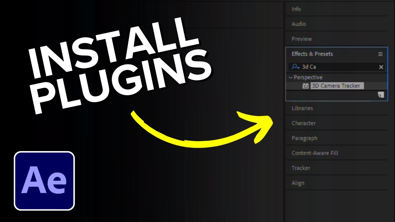 Как установить плагины в After Effects