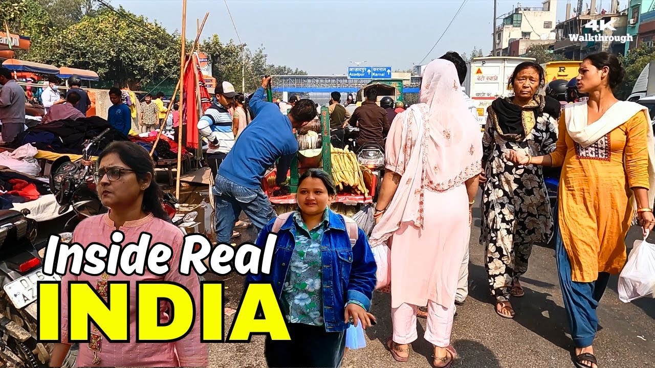 Real India 2025 🇮🇳: UNSEEN Streets New Delhi | Silent Documentary Walk | 4K HDR