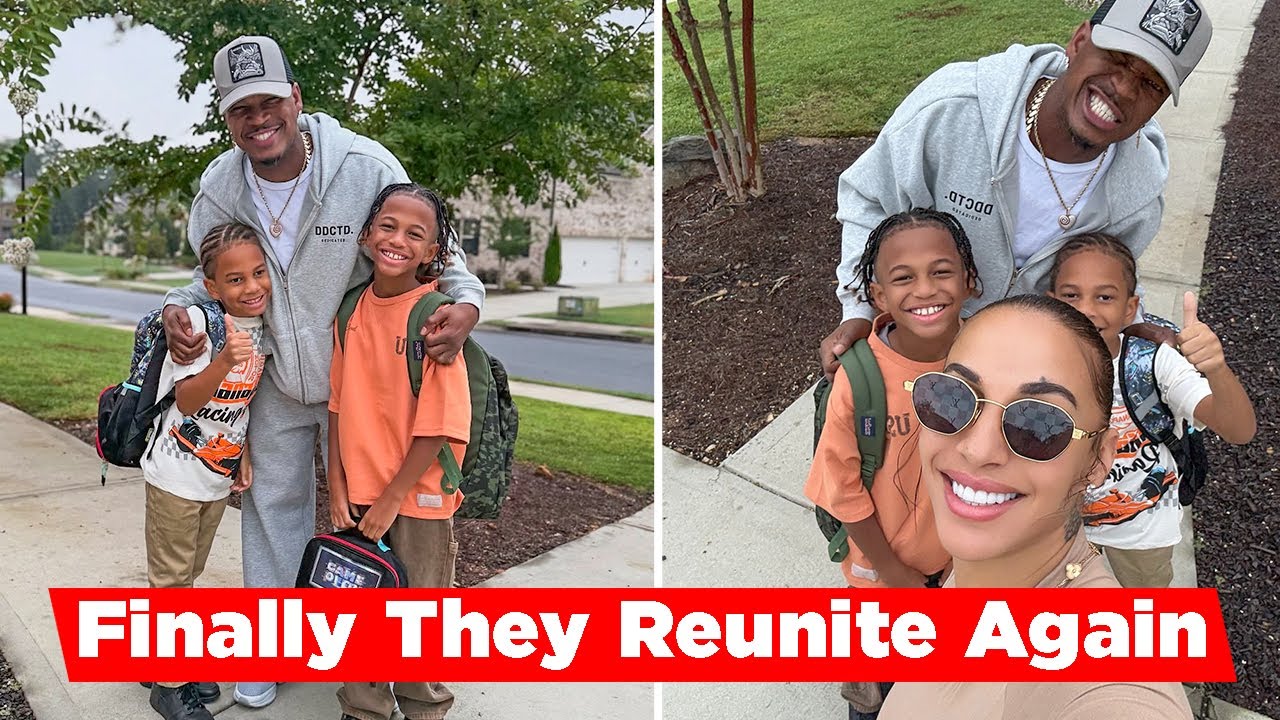 Crystal Renay And Ne yo Reunite To Send Their Sons Off For Their First Day Of School