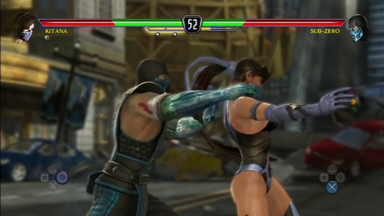 MK VS DC Battles Kitana VS Sub Zero