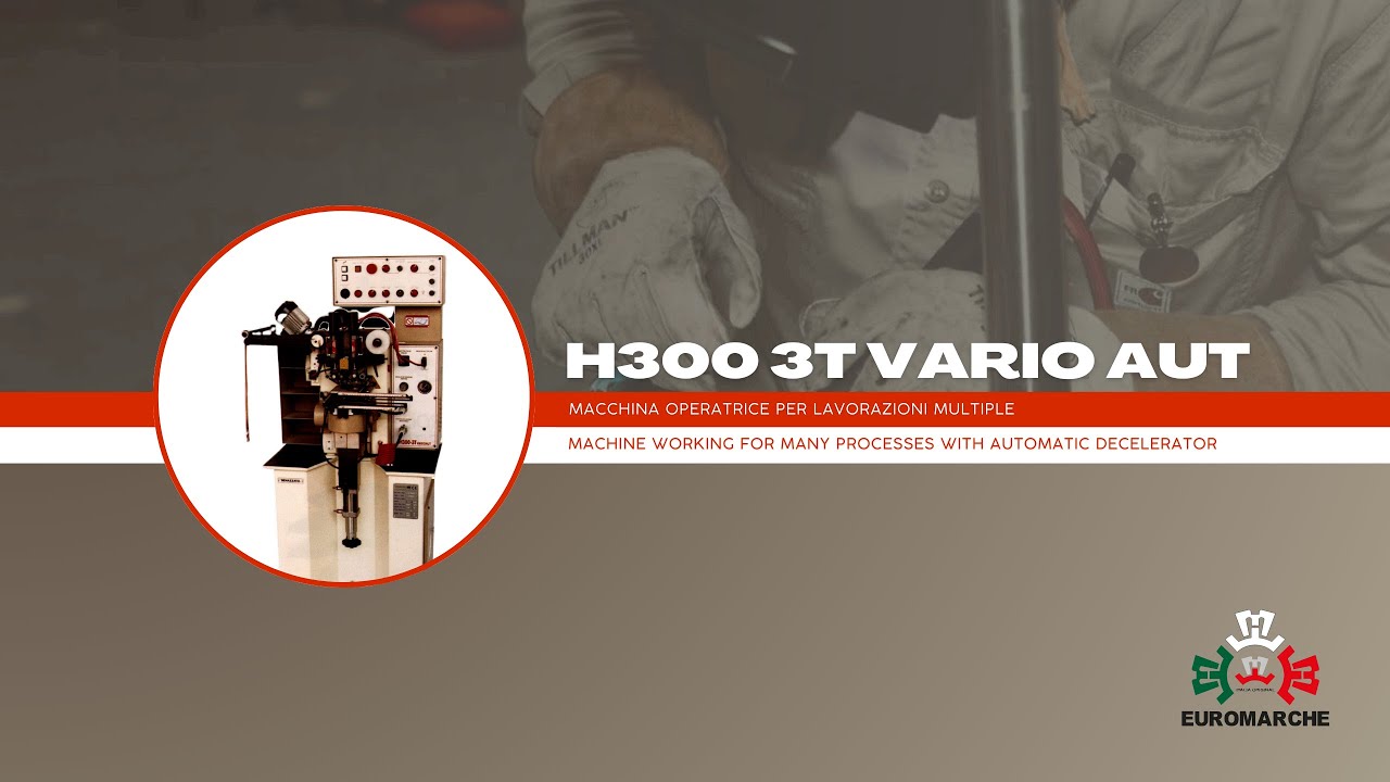HT300 3T macchina operatrice per lavorazioni - multiple machine working for many processes