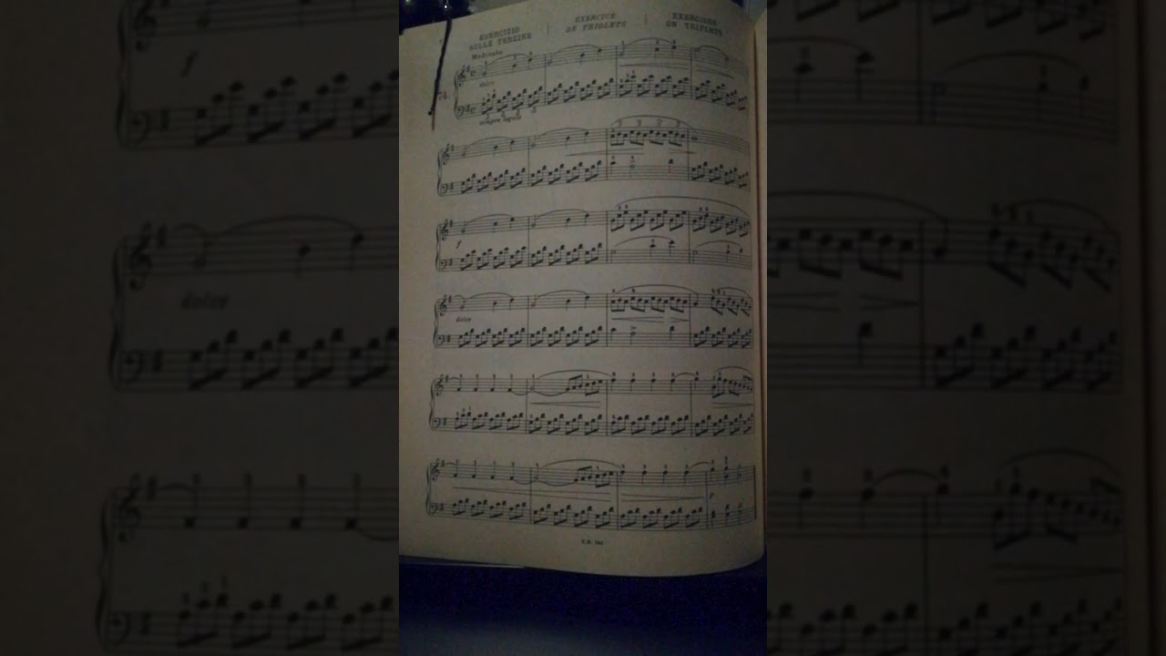 Beyer Op. 101 n. 74 Esercizio sulle terzine Moderato