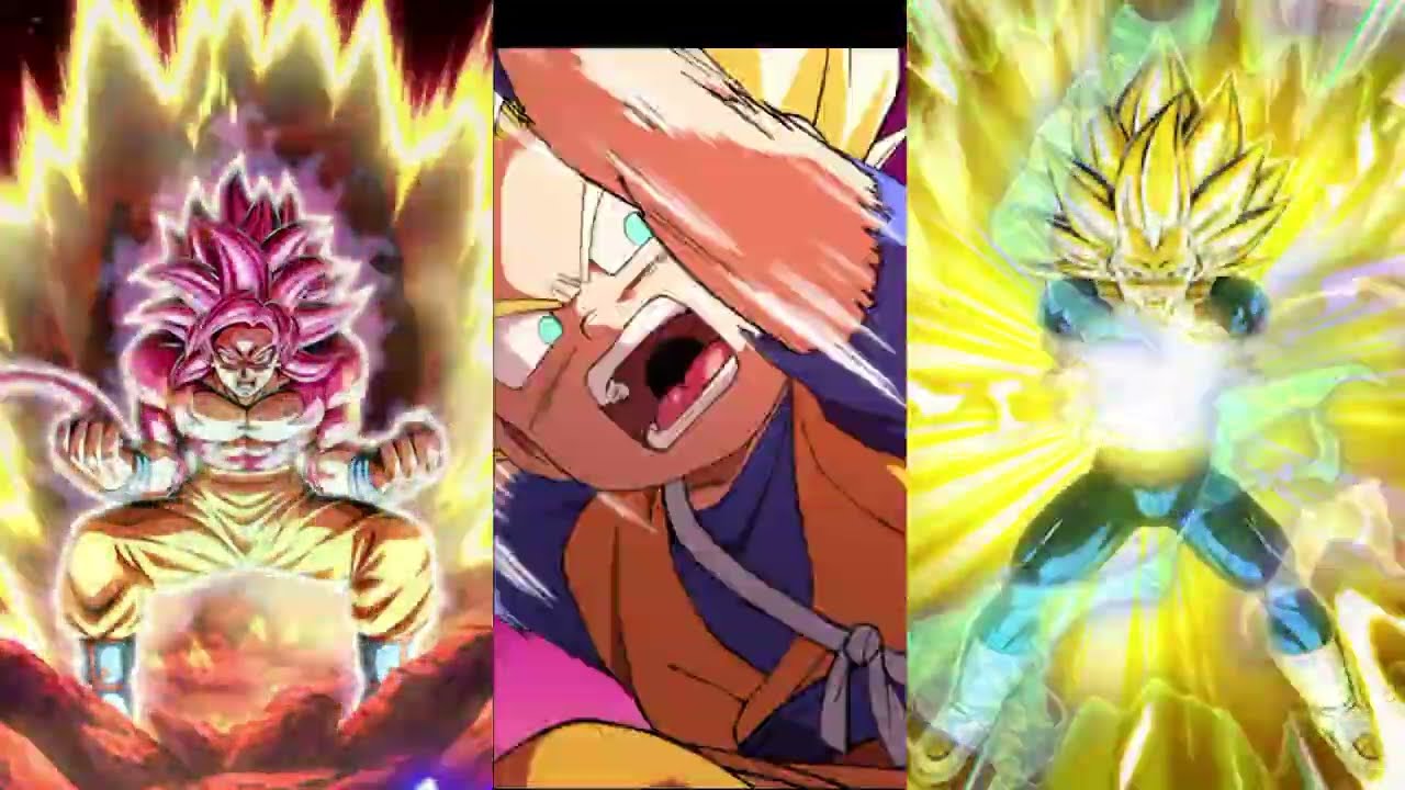 PONIENDO A PRUEBA A LOS LR GOKU SSJ 4 (DAIMA) Y VEGETA SSJ3 (DAIMA) ADULTOS AL 55% Y LINK AL 1.