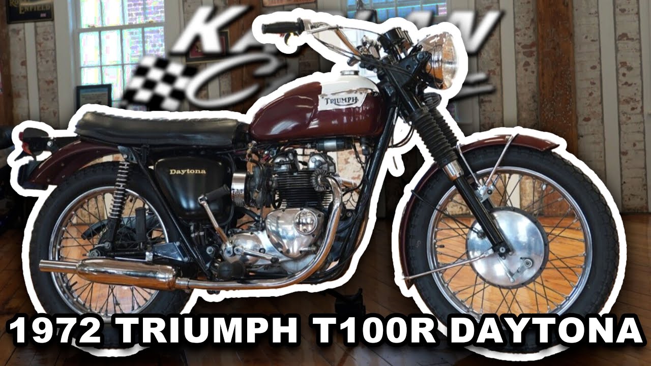 MY GREAT RESTORATION OBSESSION; STUNNING 1972 TRIUMPH T100R DAYTONA