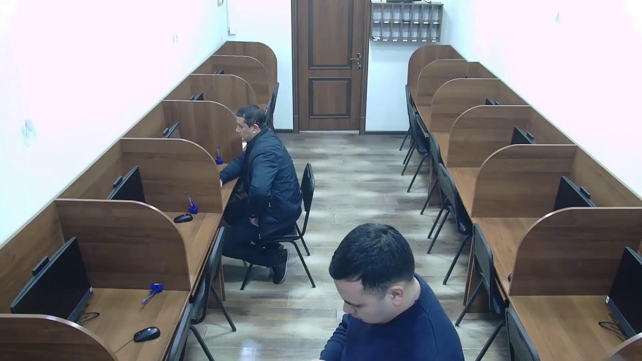 2026-yil 20-yanvar kuni vakant lavozimlarga nomzodlar ishtirokida o'tkazilgan test jarayoni