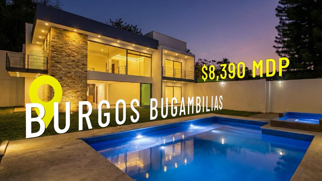 Casa en Burgos con master en PB y alberca | $8.39 MDP