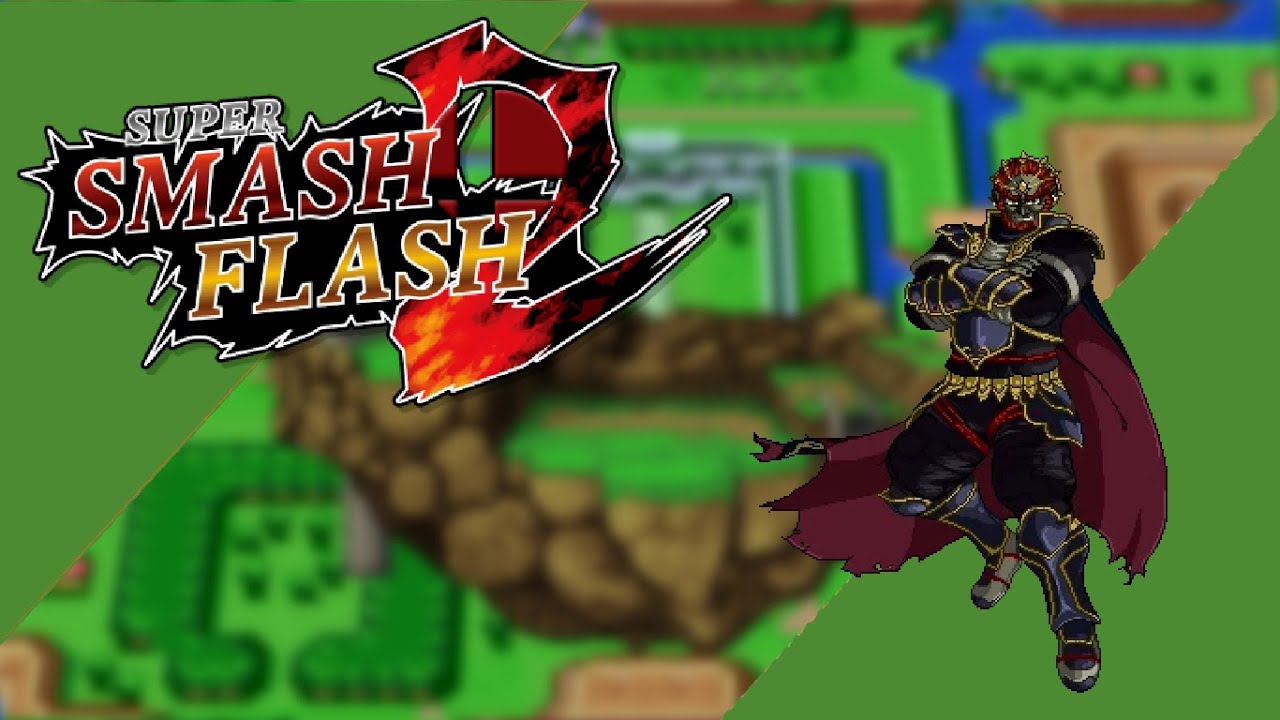 SSF2 Ganondorf Full Moveset (Final Smash, Victory Screens, Kirby Hat & More) | Super Smash Flash 2