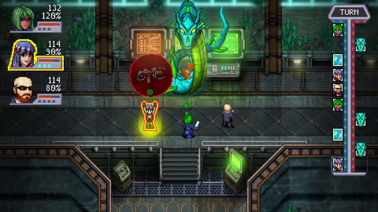 Cosmic Star Heroine Boss Fight # 9 - Ghost Serpent