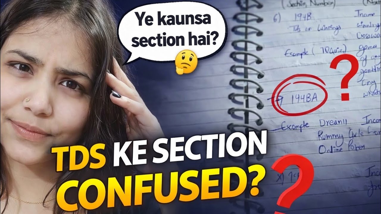 Ye konsa TDS section hai | CA Inter | Rukhverse