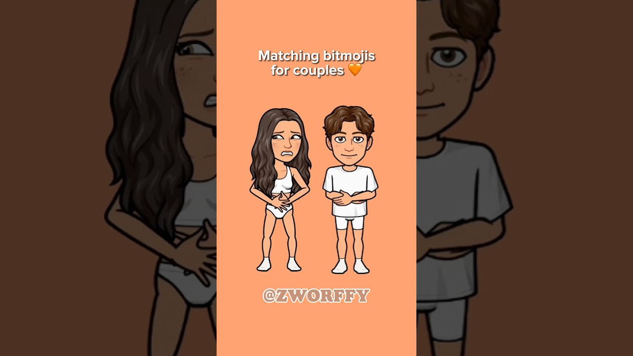 Matching bitmojis for couples #outfitideas #bitmoji #cutefit
