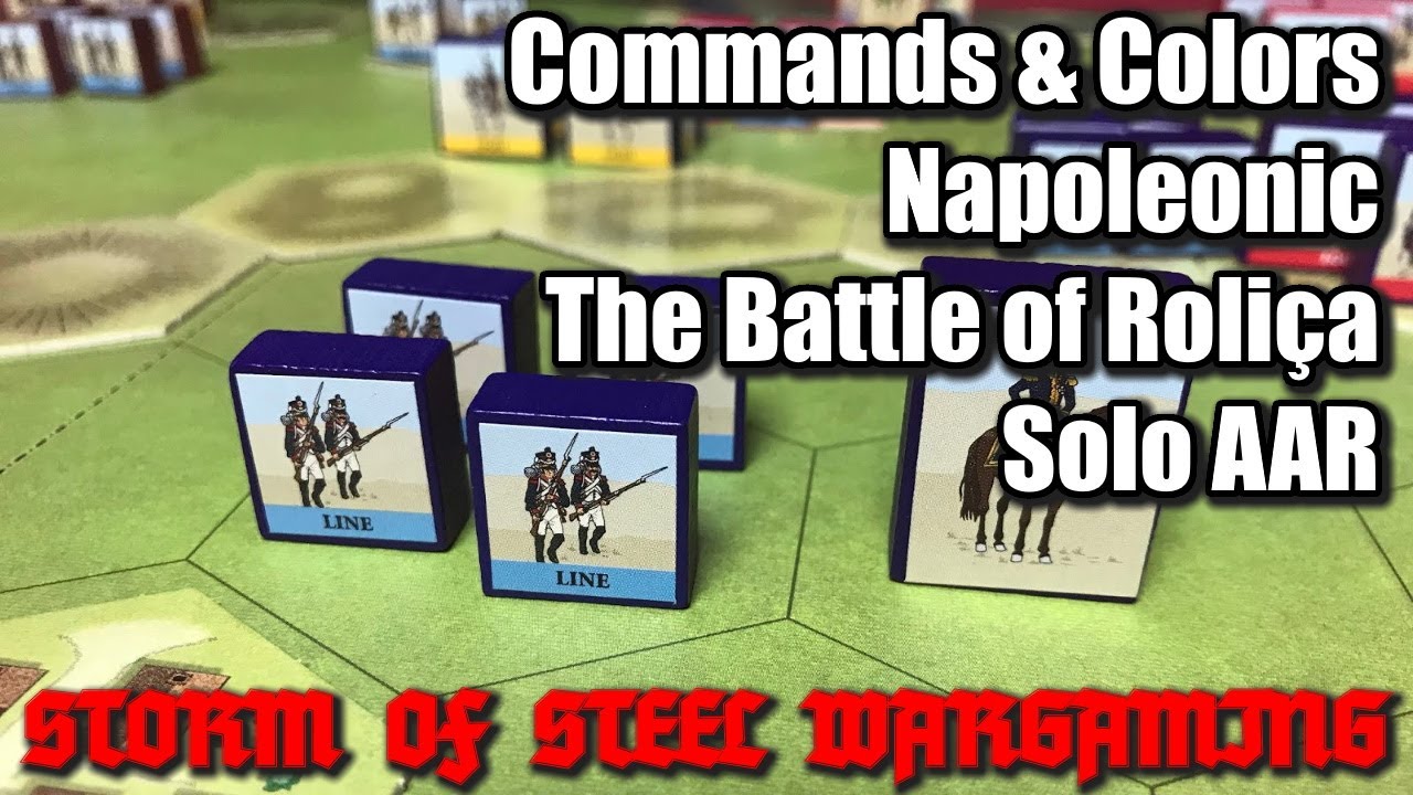 Commands & Colors: Napoleonics  Roliça 1st Position 17 August 1808 | Solo | Storm of Steel Wargaming