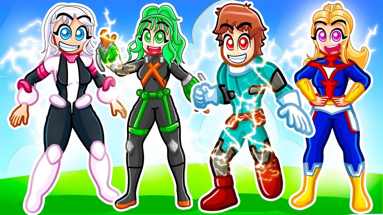 Having a MY HERO ACADEMIA ANIME FAMILY in Fortnite!