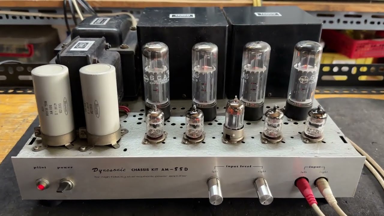 Nâng cấp ampli đèn el34 Dynasonic KIT AM-88D 