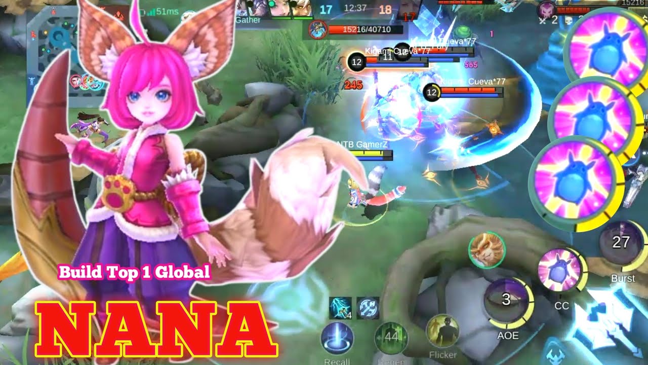 Nana 14+ kills!! Finally best item for Nana!! - Build Top 1 Global Nana ~MLBB