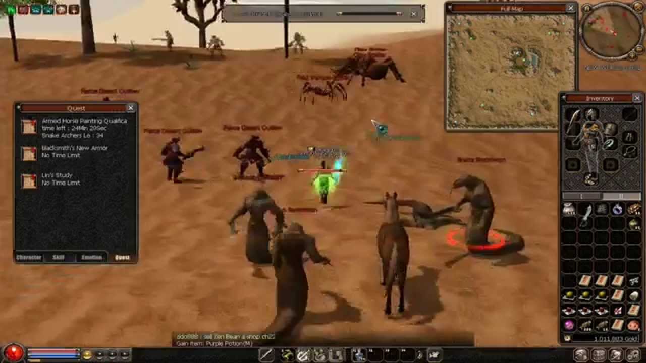 Metin2.us Armed Horse quest done by Lv 35