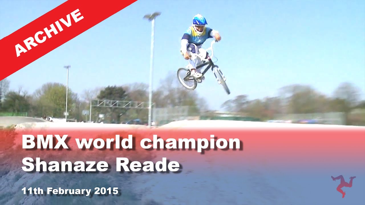 IoM TV archive: BMX world champion Shanaze Reade: 11.2.2015