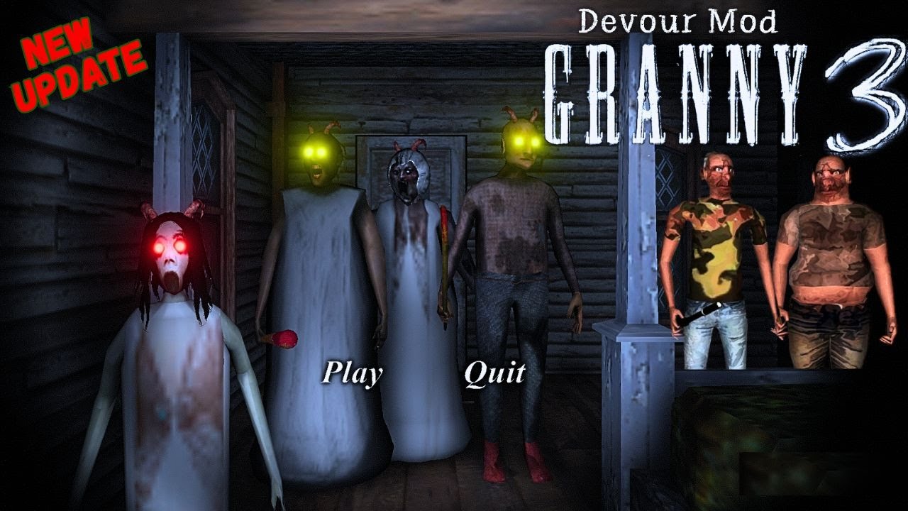 Granny 3 Devour Mod PC (Big Update, New Ending) - Full Gameplay 