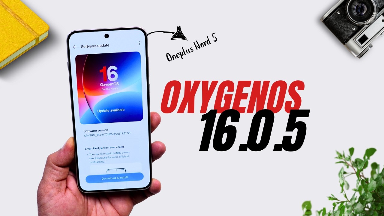 Не пропустите! OxygenOS 16.0.5 идеально подходит для серии Nord 🔥