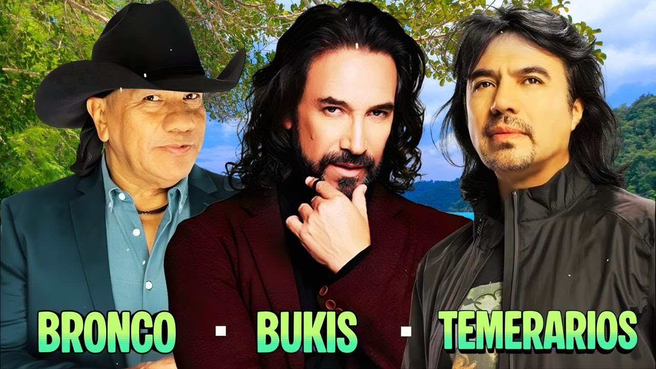 Los Temerarios, Grupo Bronco, Los Bukis Mix Romanticos | 40 Recuerdos Del Ayer Grandes Exitos