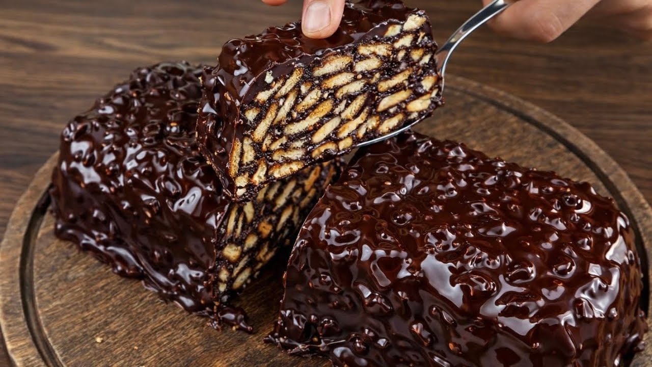 You Won’t Believe This! My No-Bake, No-Egg Mosaic Cake 😏