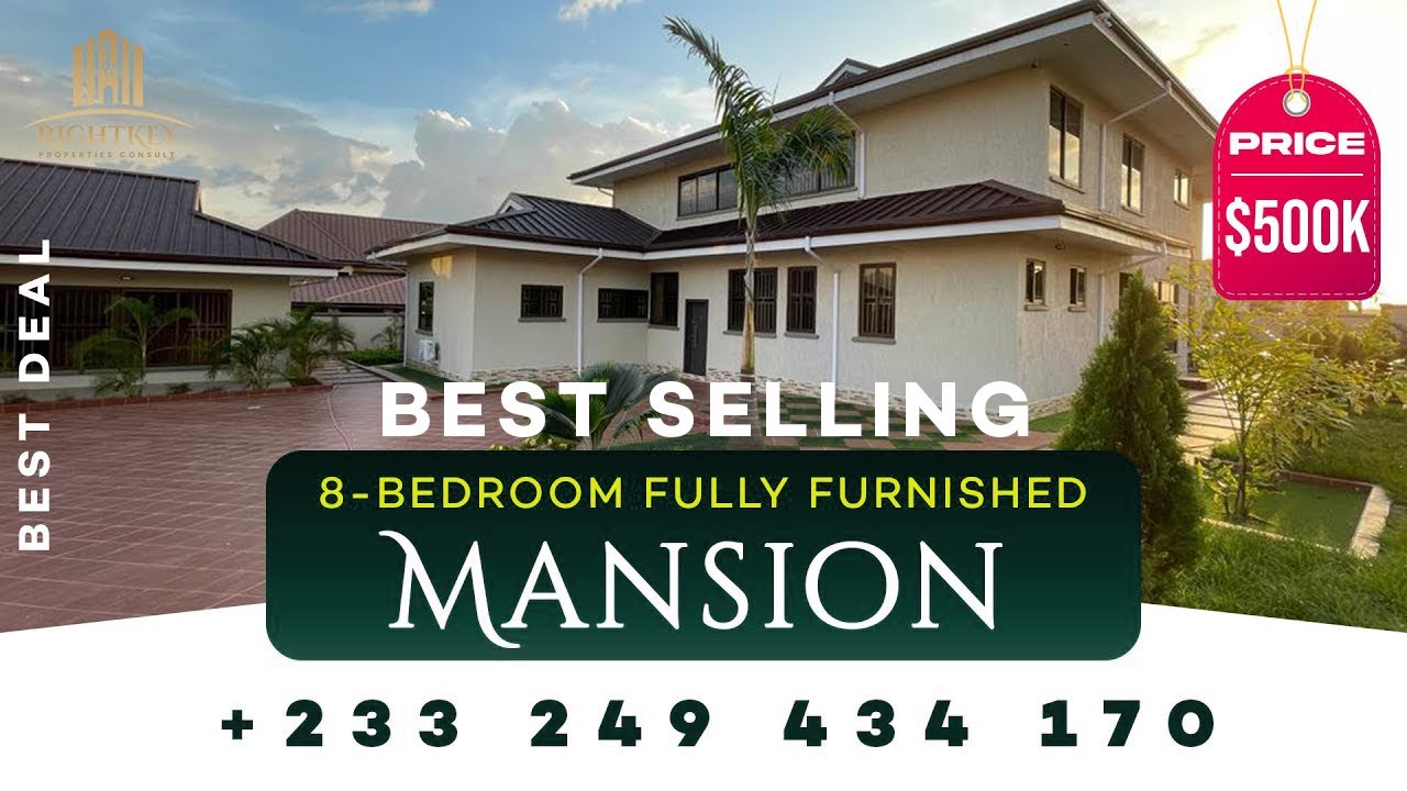 Daban New Site 8-Bedroom Luxury House in Kumasi $500k 