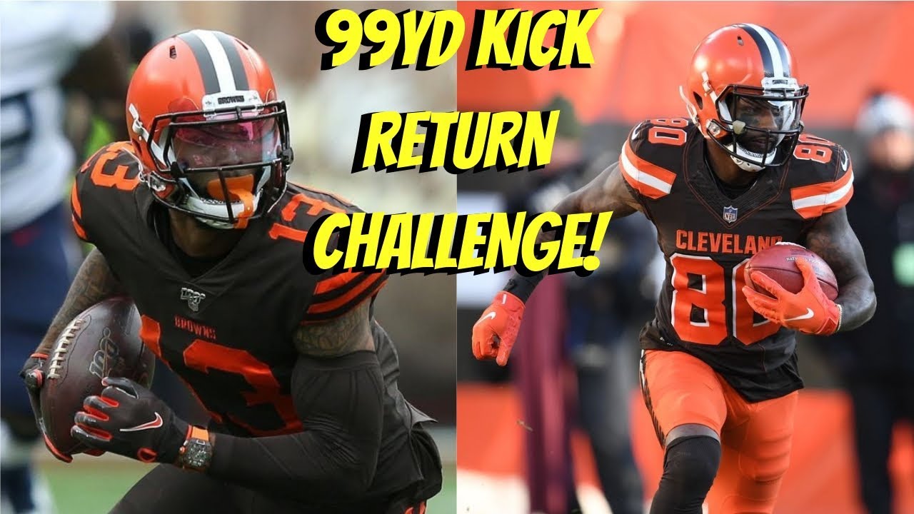 WHO CAN GET A 99YD PUNT RETURN FIRST?!? ODELL BECKHAM JR VS JARVIS LANDRY?!? BATTLE OF THE BROWNS!!