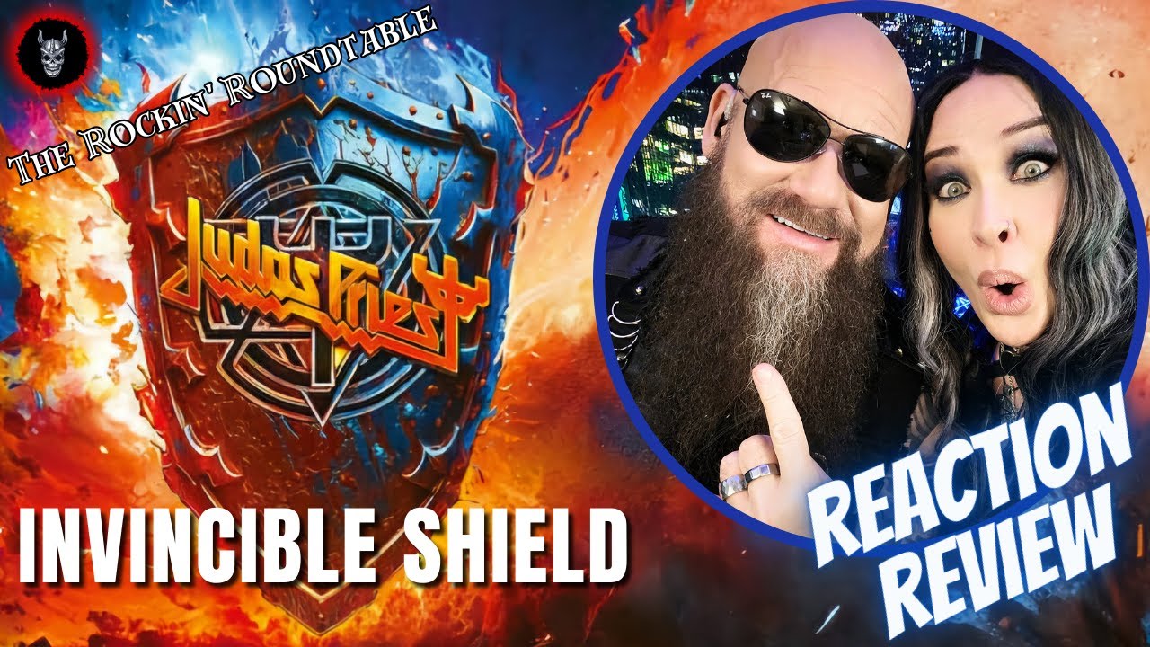 Gen-X couple REACTS and REVIEWS - Judas Priest - Invincible Shield W logo for copyright