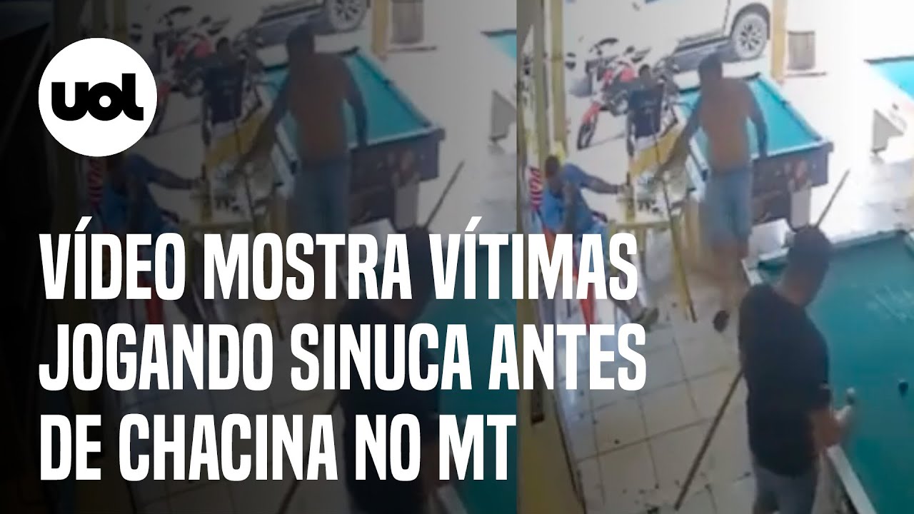 Chacina de Sinop: Vídeo mostra vítimas jogando sinuca antes de ação de assassinos