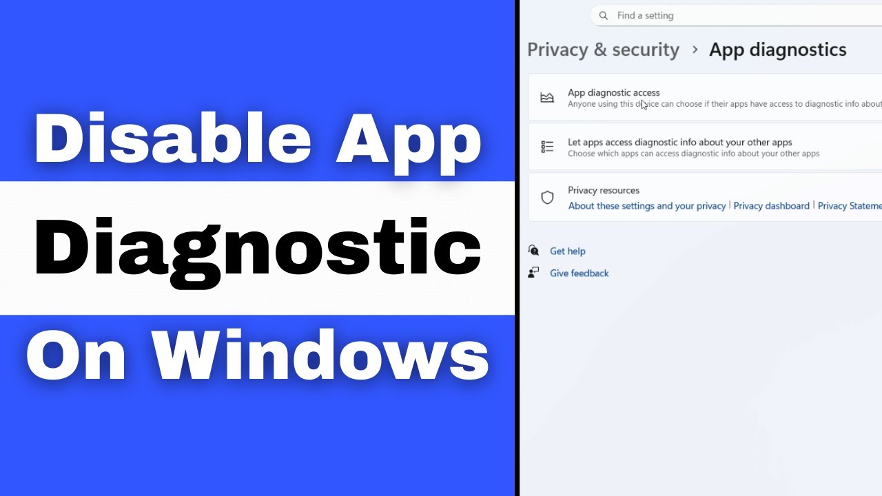 How To Disable App Diagnostic Access on Windows 10 [Guide]
