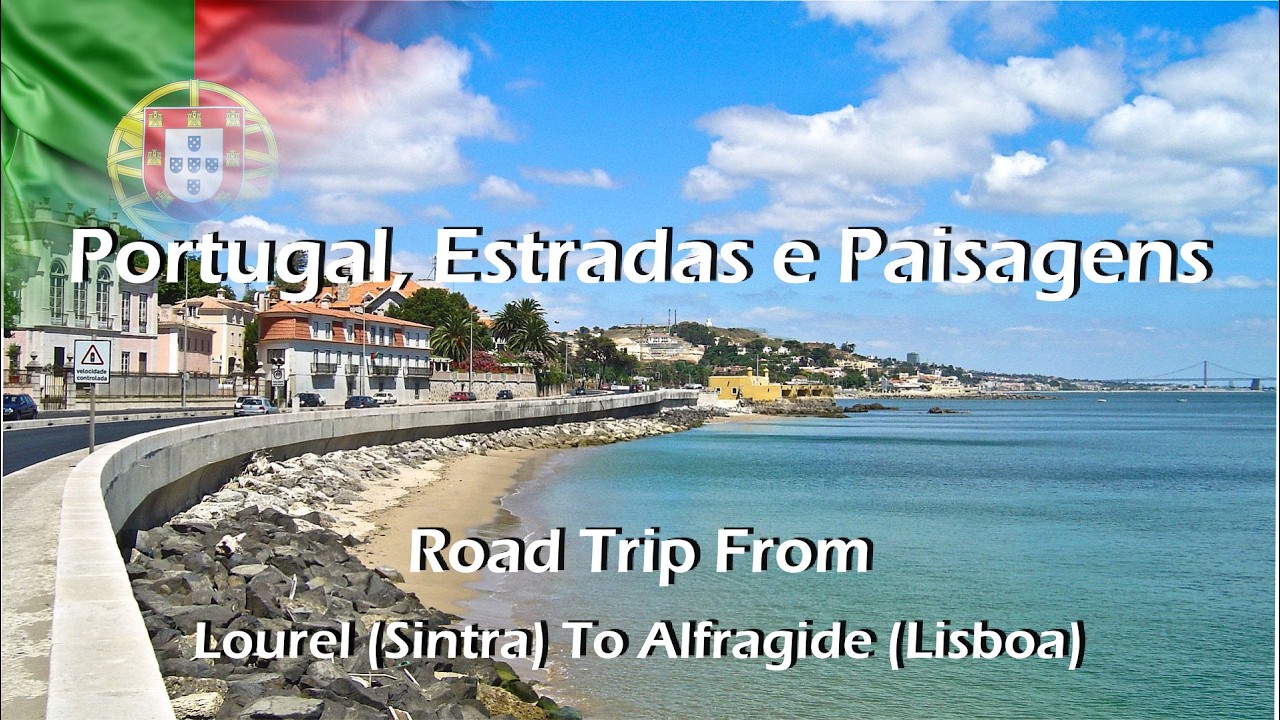 VIAGEM DE LOUREL (SINTRA) A ALFRAGIDE (ALEGRO), PORTUGAL, DJI OSMO ACTION, DRIVING, CASCAIS, ESTORIL