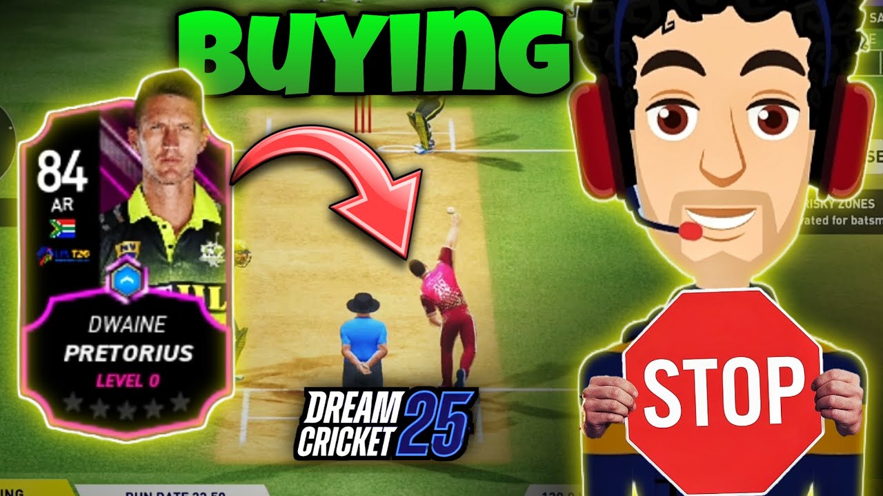 Don't Buy Dwaine Pretorius in Dream Cricket 25!